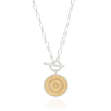 Anna Beck | Contrast Circle Toggle Necklace