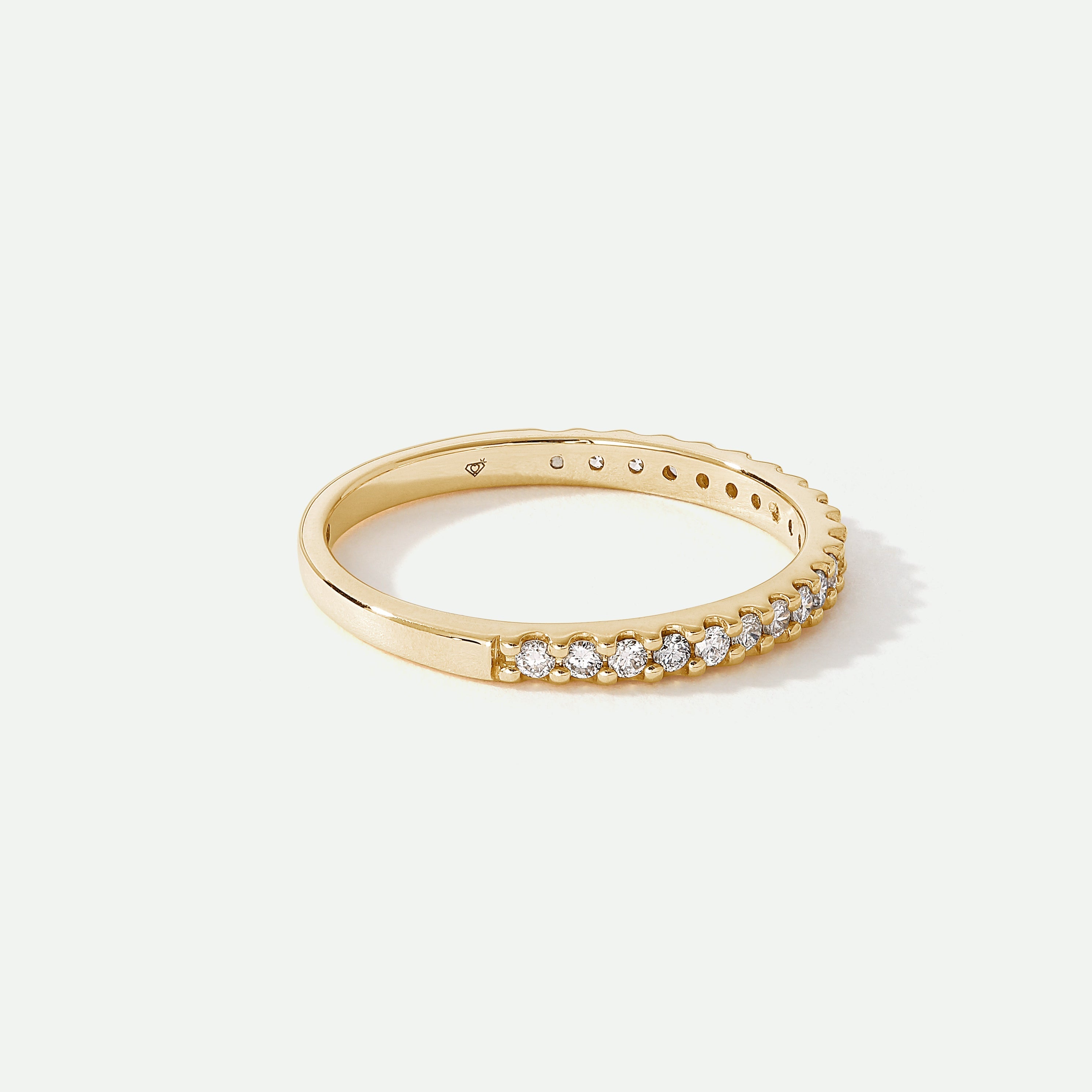 Creative Brilliance | Odette 9ct Yellow Gold 0.25ct tw Lab Grown Diamond Ring