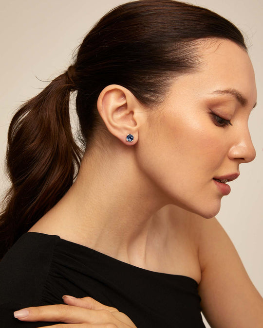 UNO de 50 |  Aura Blue Earrings