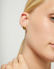 UNO De 50 | Heart Plated Stud earrings