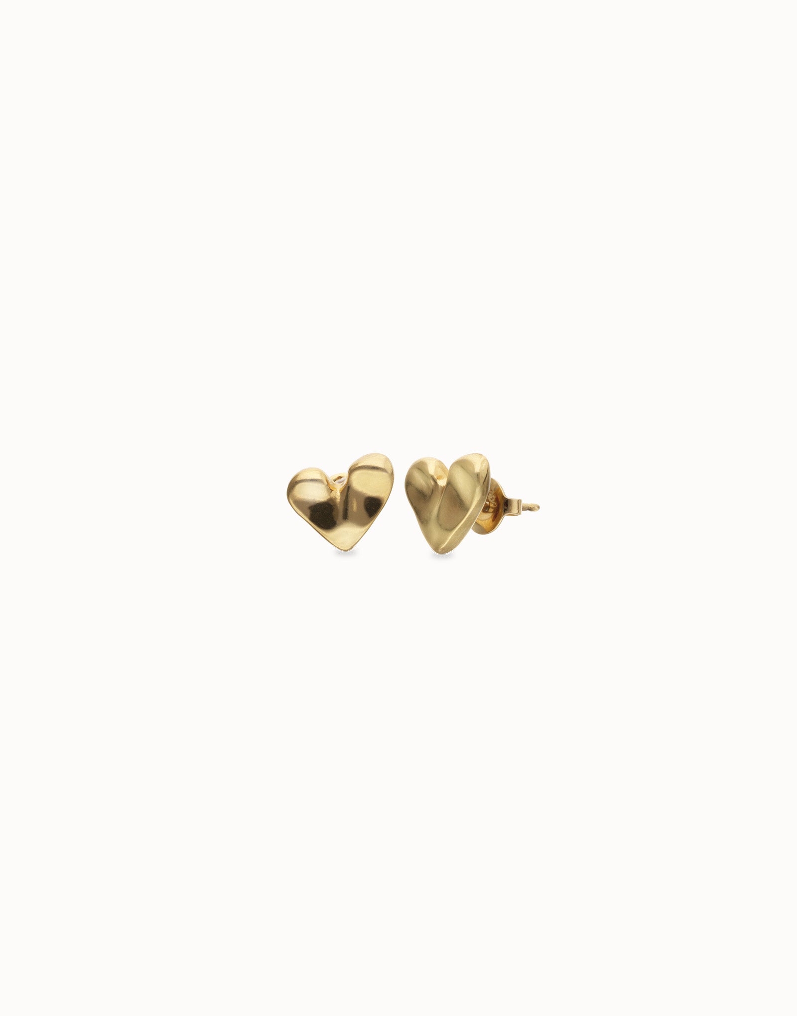 UNO De 50 | Heart Plated Stud earrings