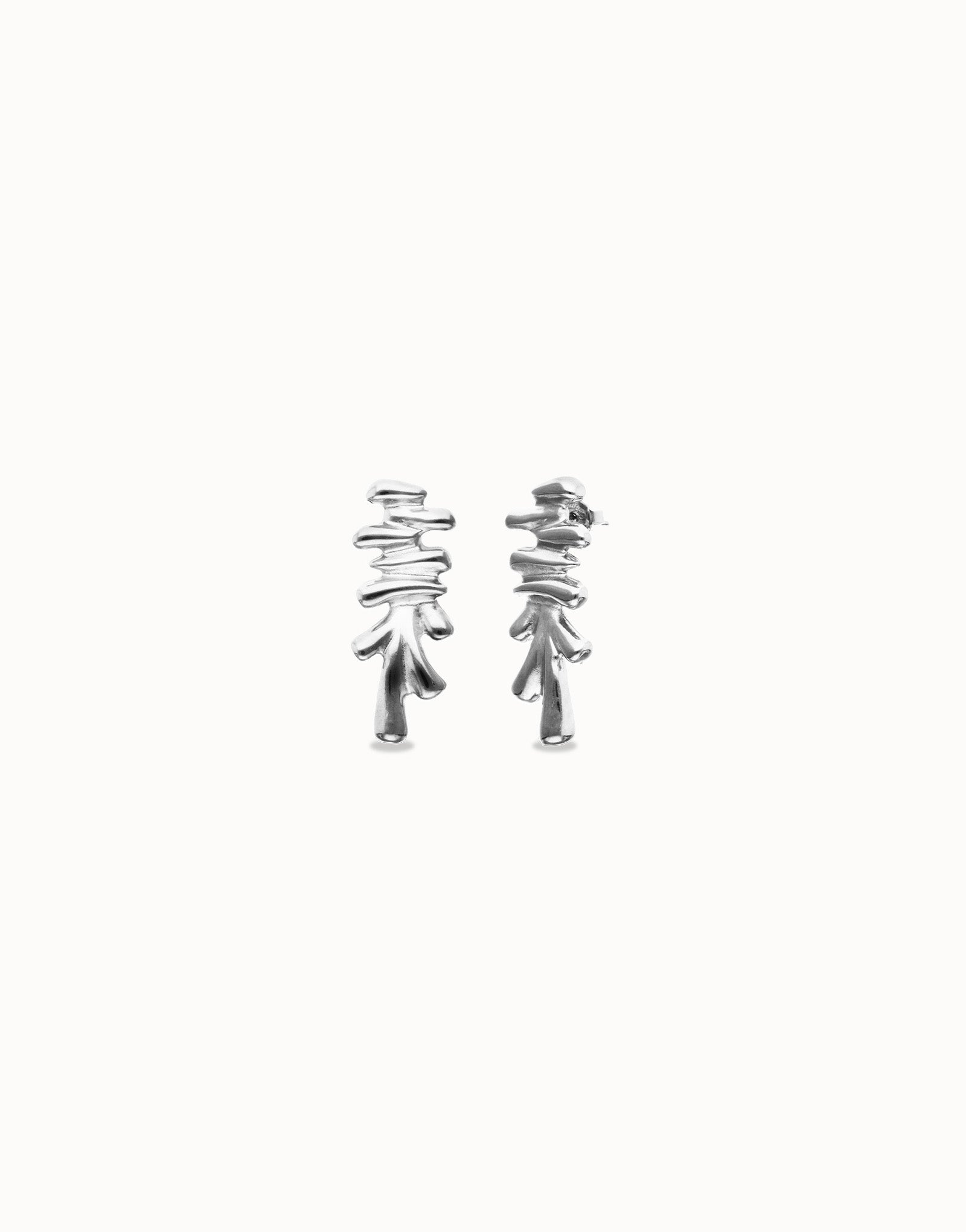 UNO de 50 | Elongated Earrings with Irregular Shape