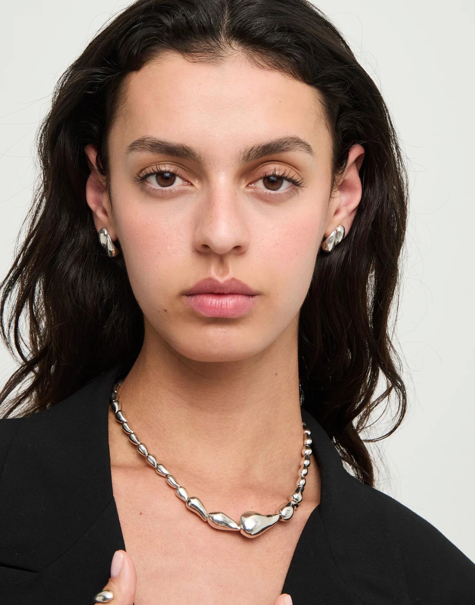 UNO de 50 | Anima Chunky Twisted Stud Earrings