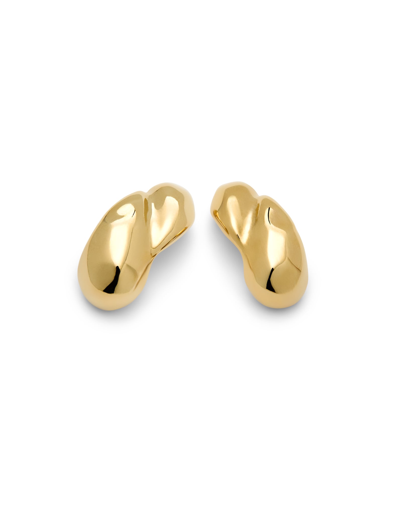 UNO de 50 | Anima Chunky Gold-Plated Twisted Stud Earrings