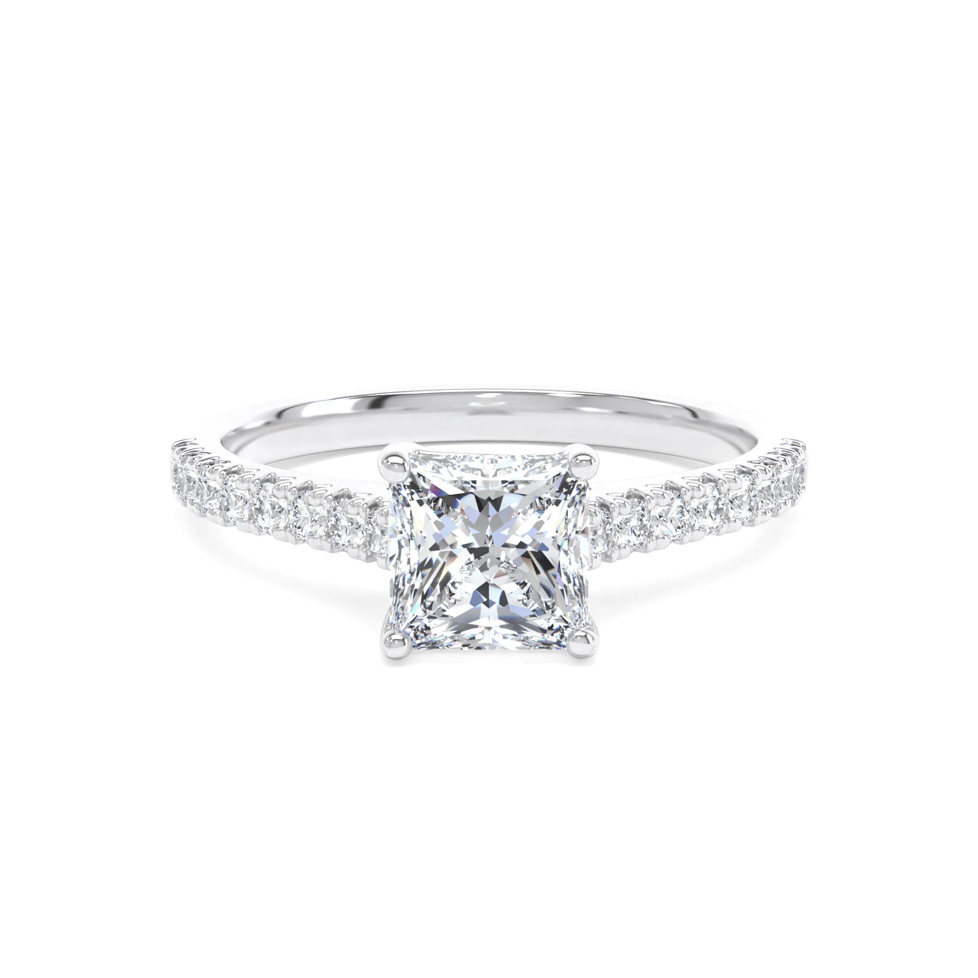 B&N | Princess Cut 1.3ct Lab Grown Diamond Ring