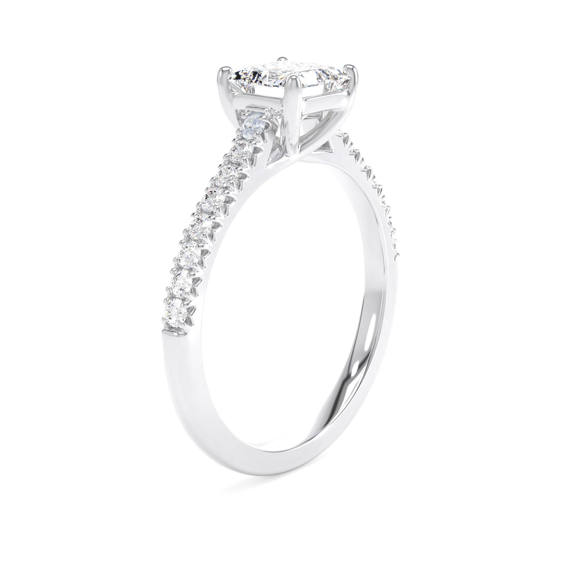 B&N | Princess Cut 1.3ct Lab Grown Diamond Ring