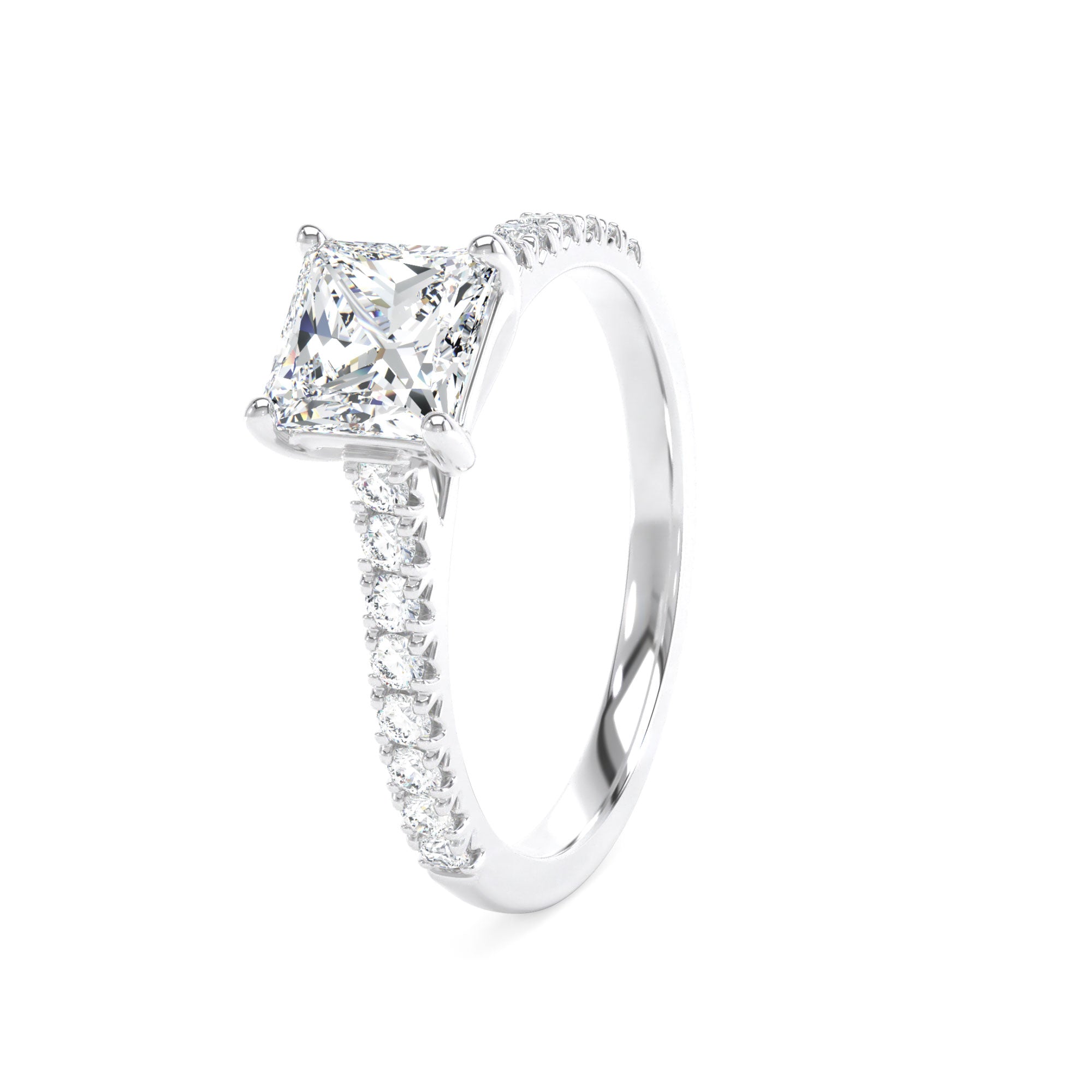 B&N | Princess Cut 1.3ct Lab Grown Diamond Ring