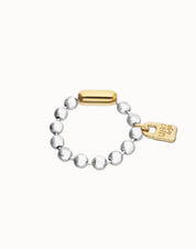 UNO de 50 | Snowflake Two Tone Bracelet