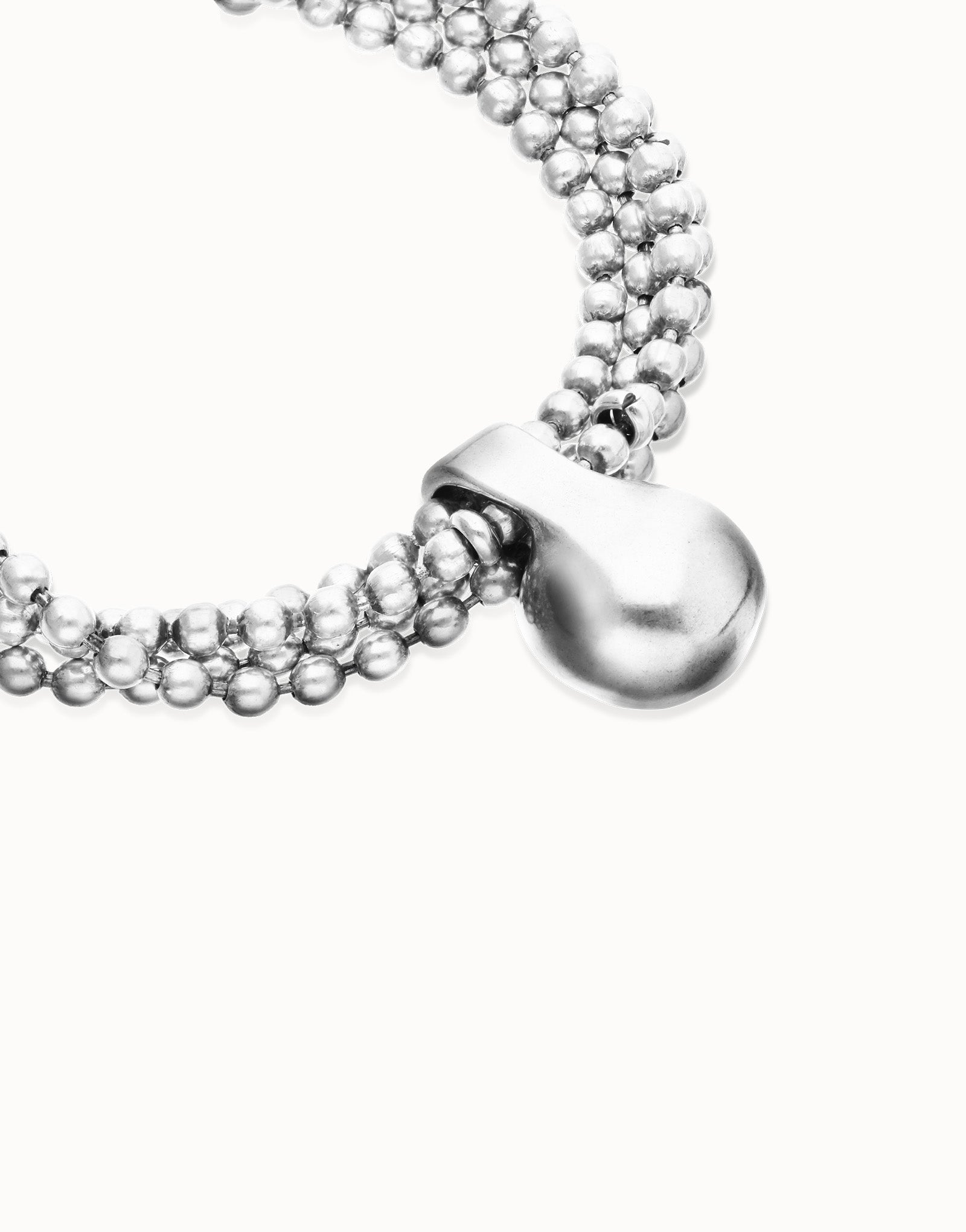 UNO de 50 | Silver Thread Bracelet with Sphere