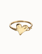 UNO de 50 | Feature Heart Gold Plate Bangle