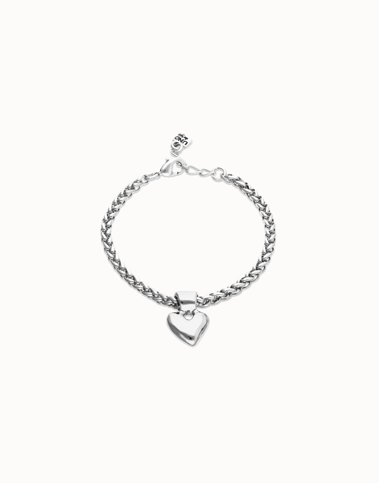 UNO de 50 | Chain Bracelet with Heart Charm