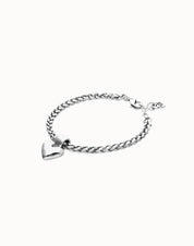 UNO de 50 | Chain Bracelet with Heart Charm