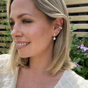 Scream Pretty | Silver & Pearl Drop Earrings