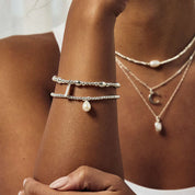 ChloBo | Cute Charm Pearl Drop Gold Plate Bracelet