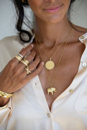 Anna Beck | Cross over ring Gold