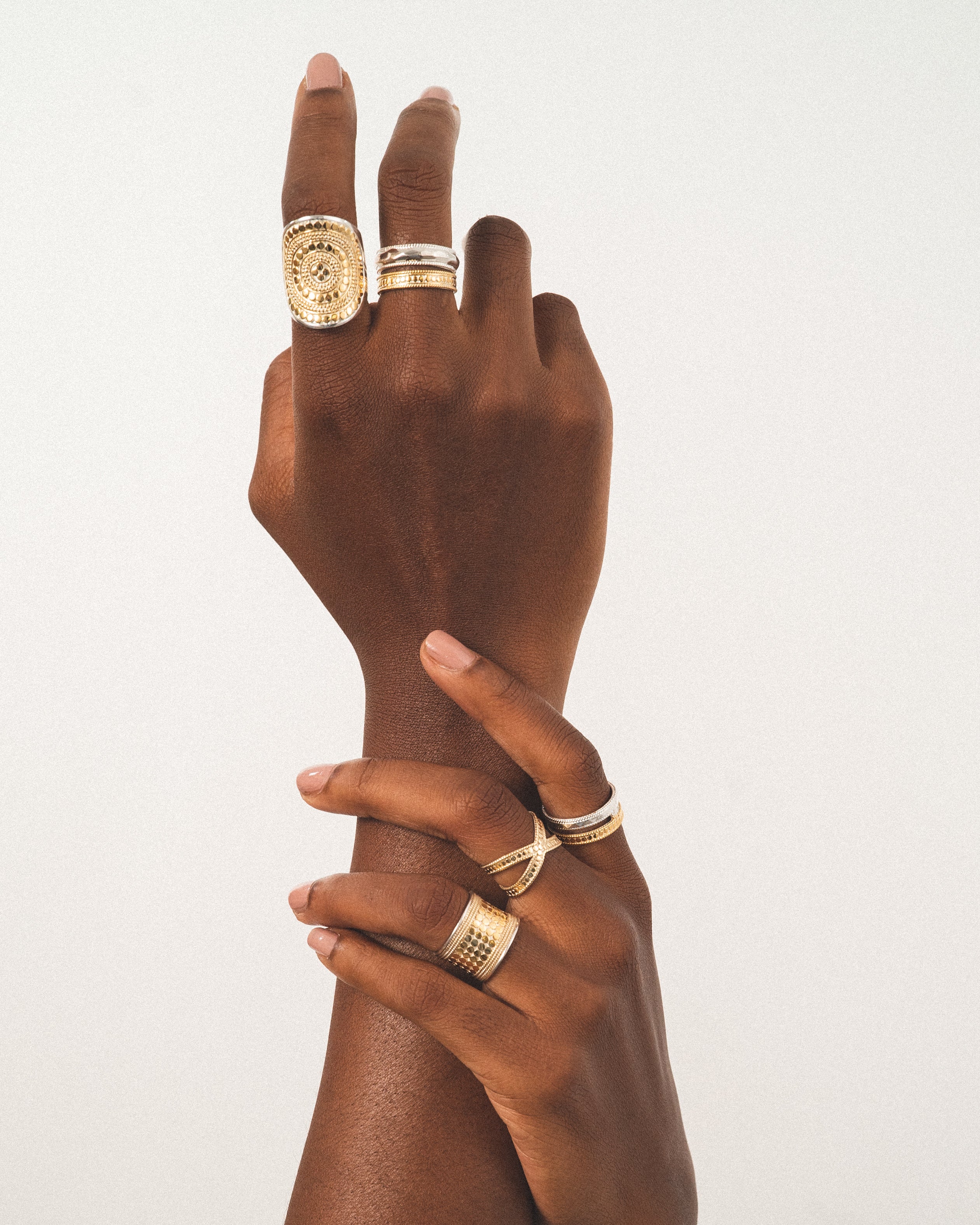 Anna Beck | Cross over ring Gold