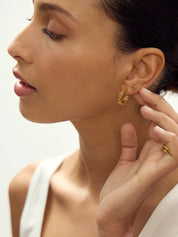 Rachel Jackson | Love Story Heart Earrings