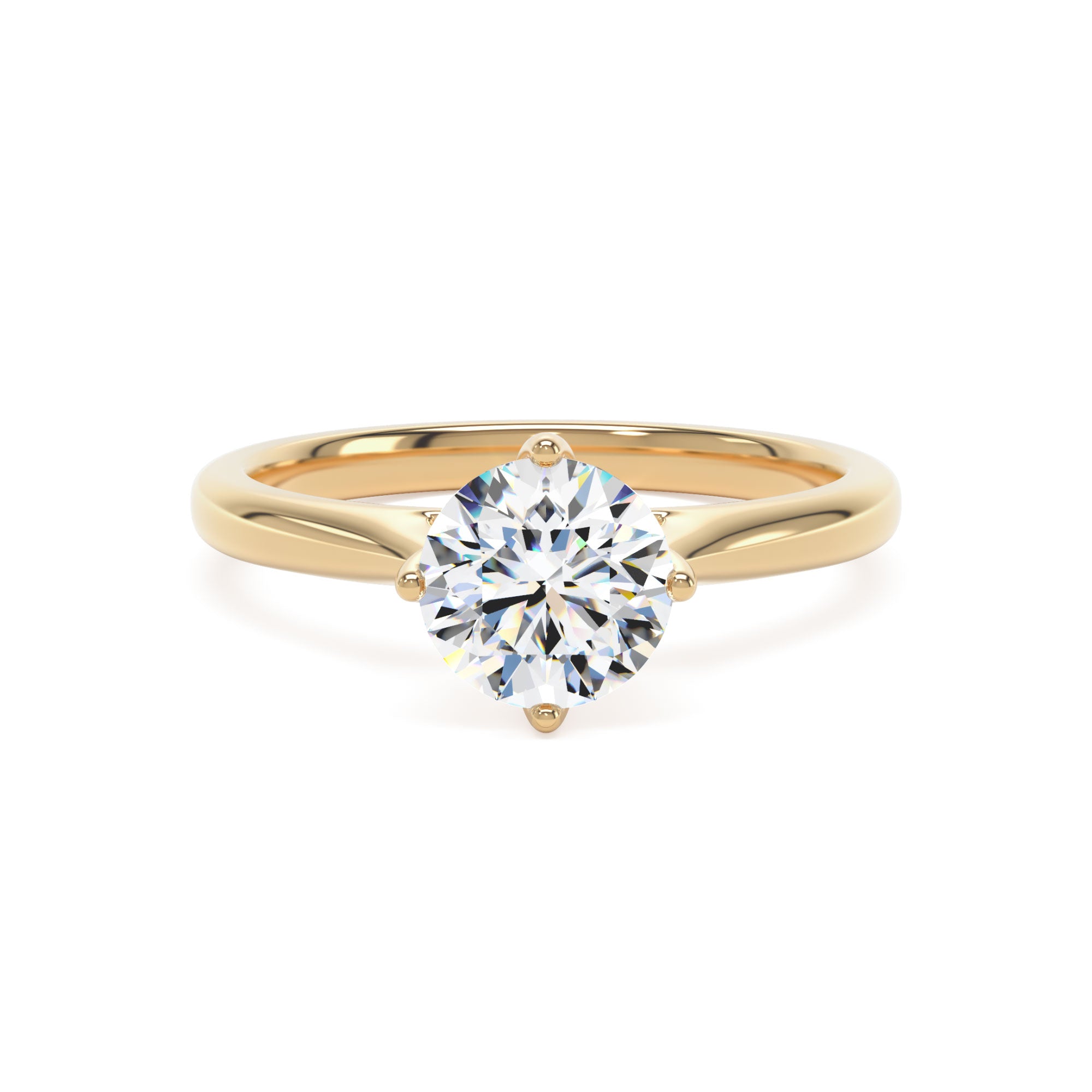 B&N | Compass Round Lab Grown 1ct Diamond Ring