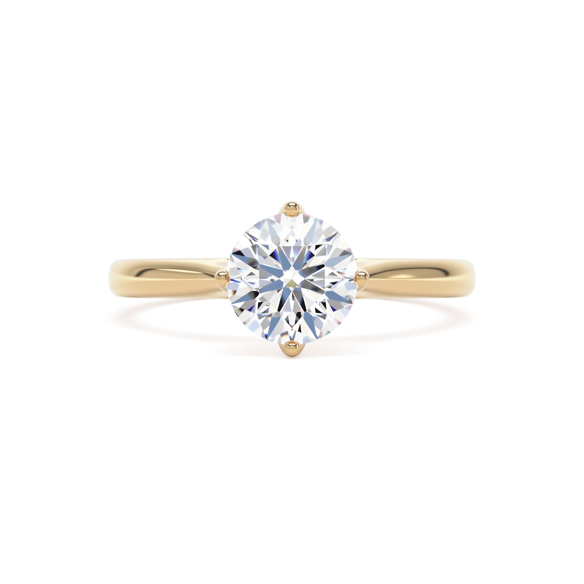 B&N | Compass Round Lab Grown 1ct Diamond Ring