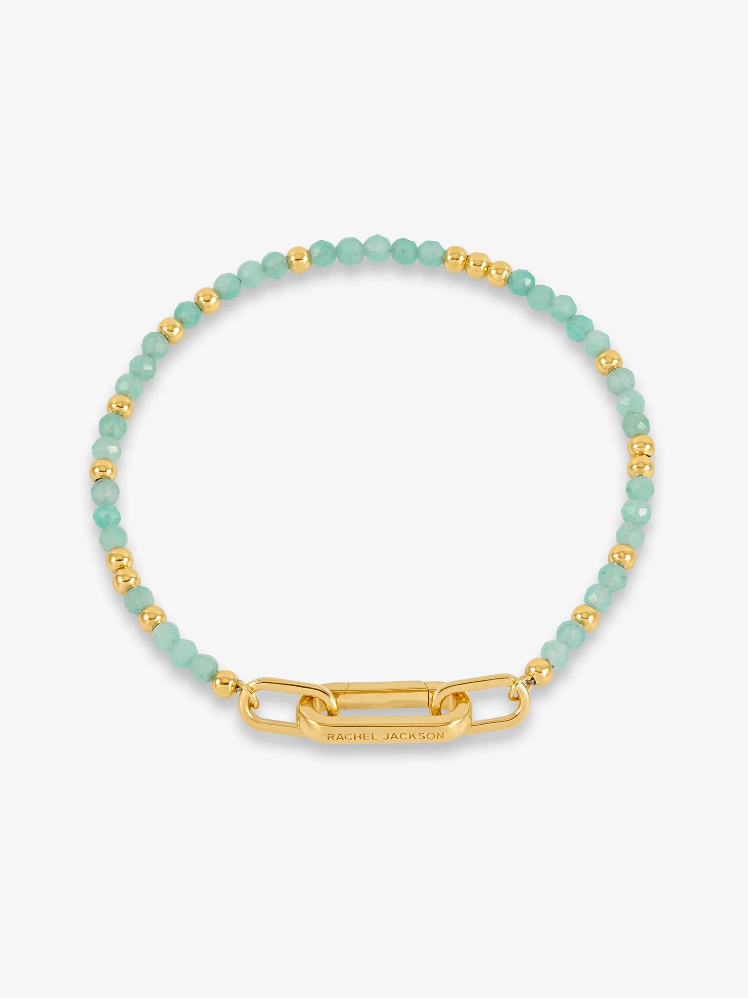 Rachel Jackson | Tranquility Aquamarine Beaded Bracelet