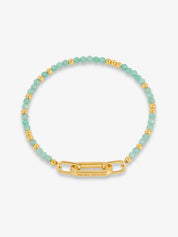 Rachel Jackson | Tranquility Aquamarine Beaded Bracelet