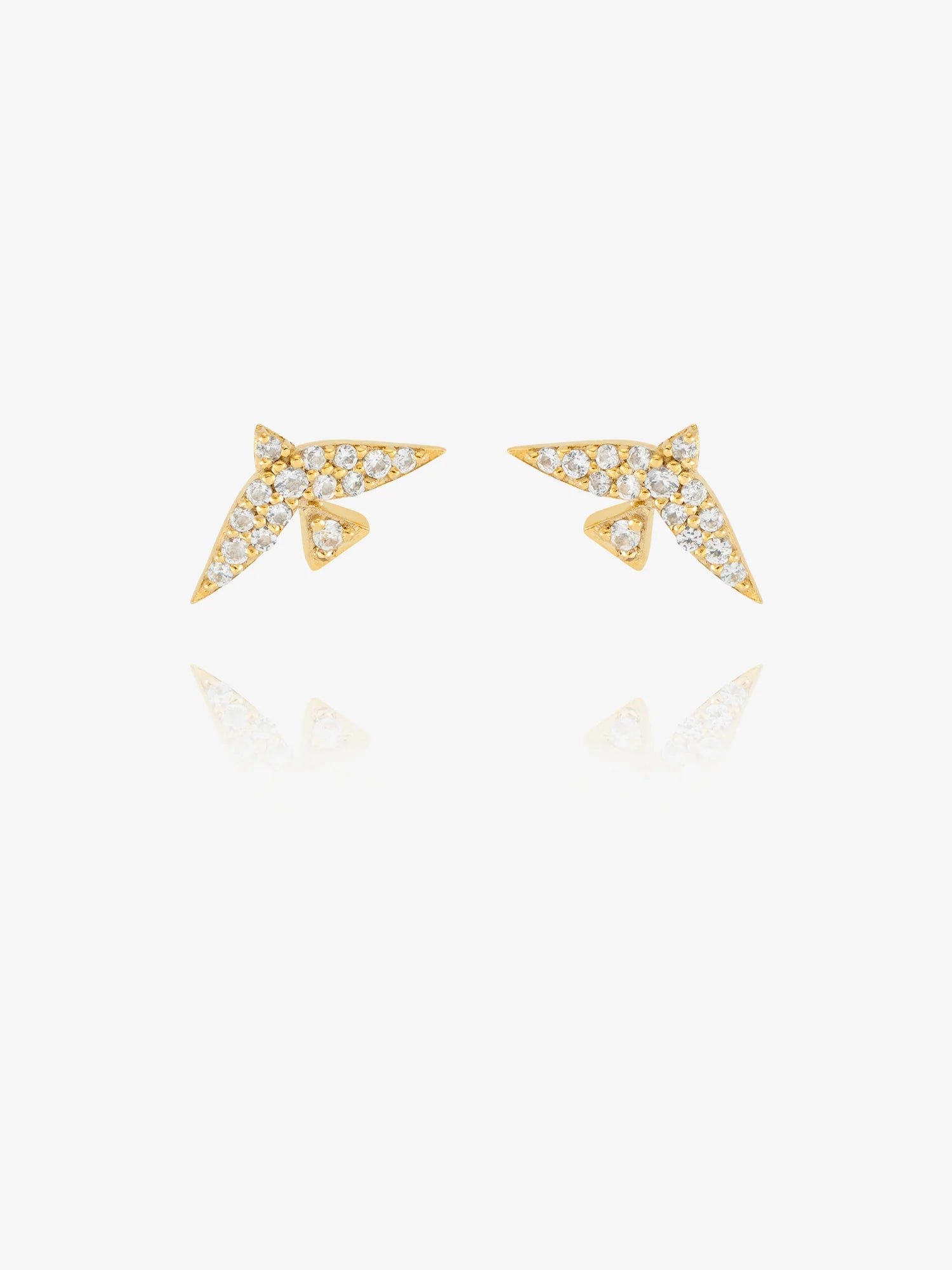 Rachel Jackson | Dreamer Pave Bird Stud Earrings