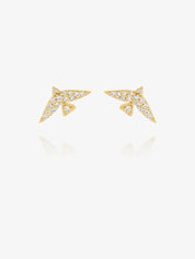 Rachel Jackson | Dreamer Pave Bird Stud Earrings
