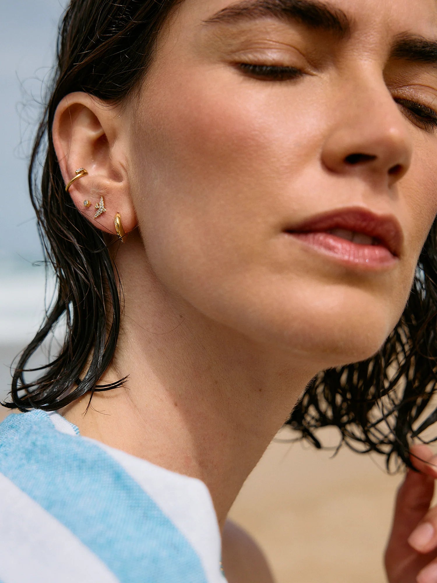 Rachel Jackson | Dreamer Pave Bird Stud Earrings