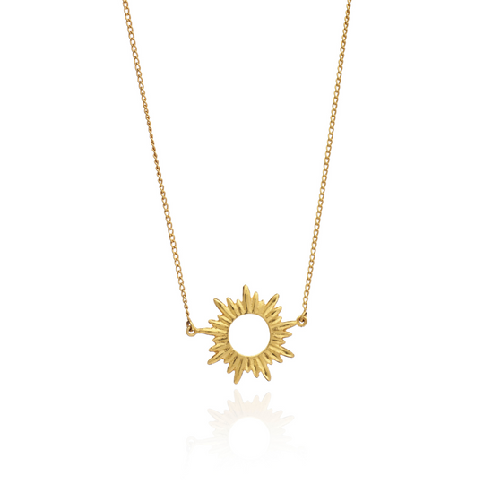 Rachel Jackson Electric Goddess Gold Plate Necklace 