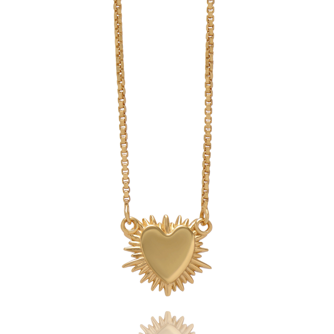 Rachel Jackson Electric love mini heart necklace 