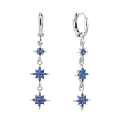 Bijoux De Mimi | Romilly Blue Droplet Star Earrings