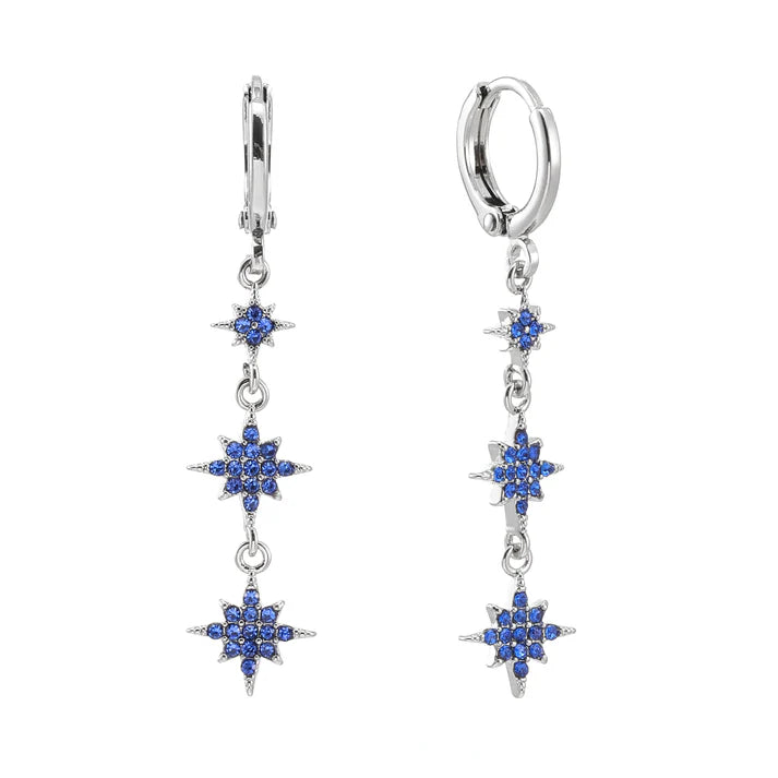Romilly_Blue_Silver_Droplet_Star_Huggie_Earrings_c24b4858-2af4-4a2e-86c3-7b624dad8472.webp
