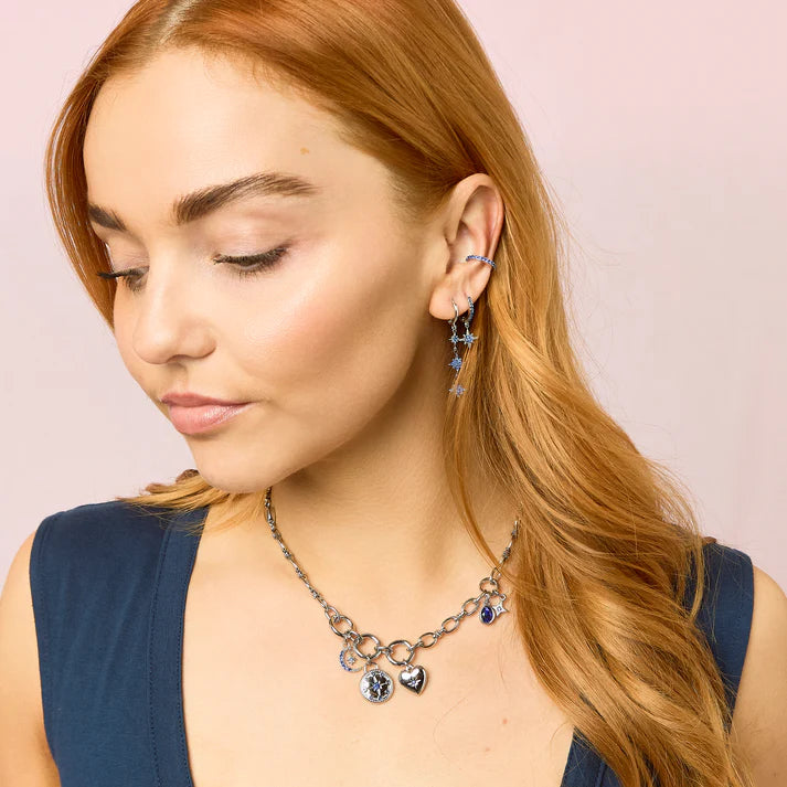 Bijoux De Mimi | Romilly Blue Droplet Star Earrings