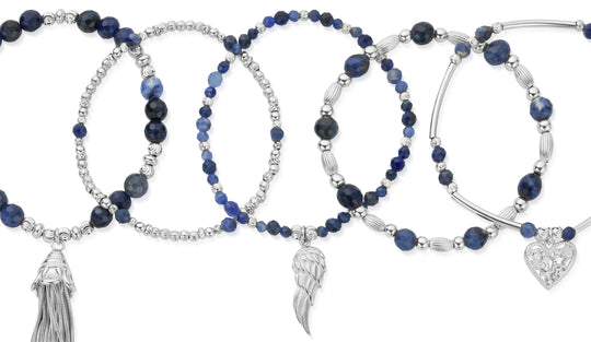 ChloBo |  Mindful Sodalite Set of 5 Bracelets