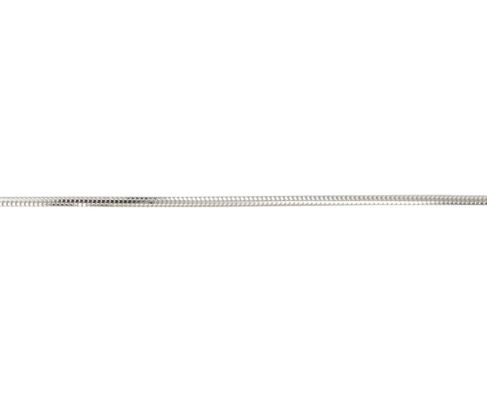 Penmans | Snake Filed 22" Chain - Silver