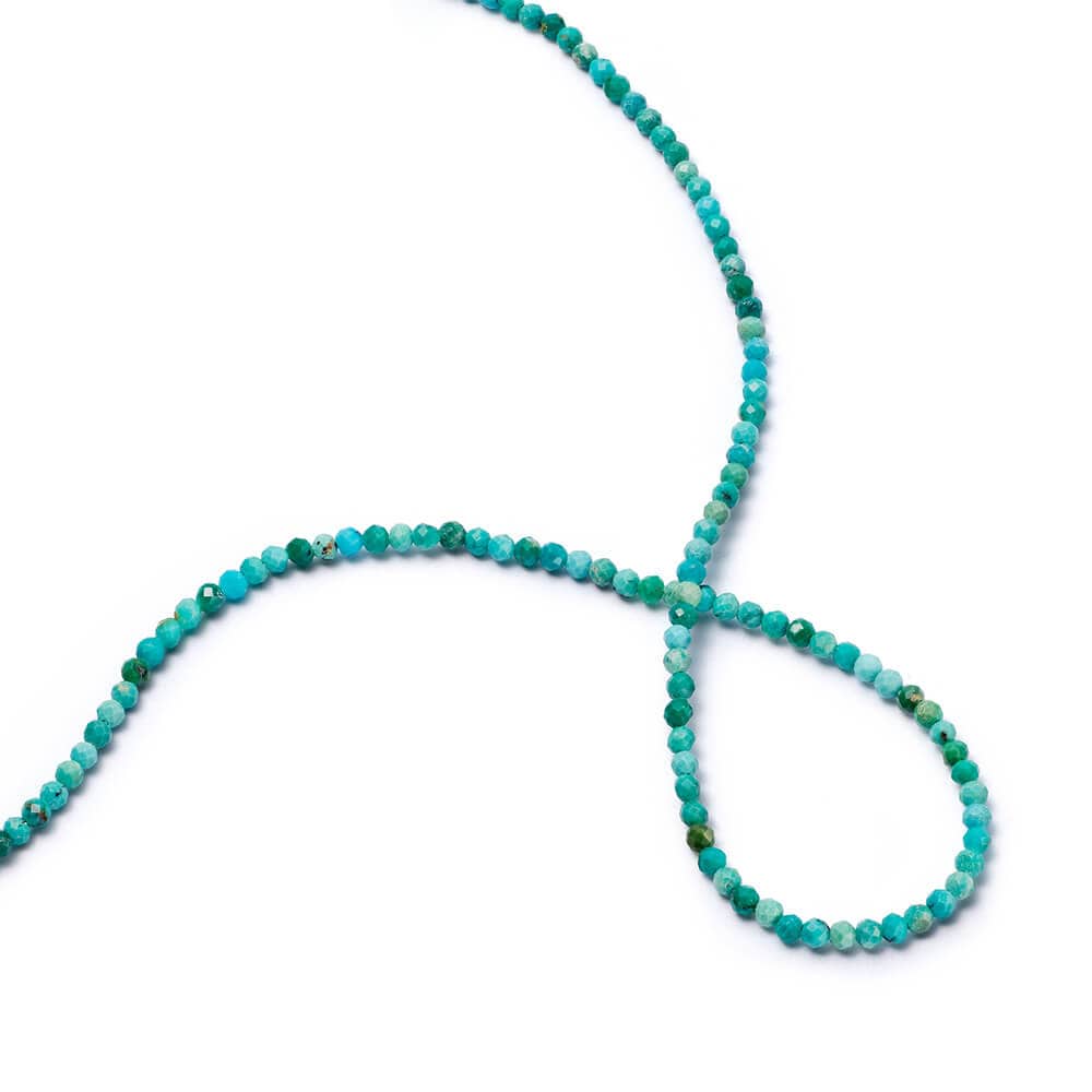 Daisy London | Turquoise & Gold Plate Mini Bead Necklace
