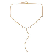 Bijoux De Mimi | India Droplet Necklace Gold & Crystal