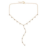 Bijoux De Mimi | India Droplet Necklace Gold & Turquoise