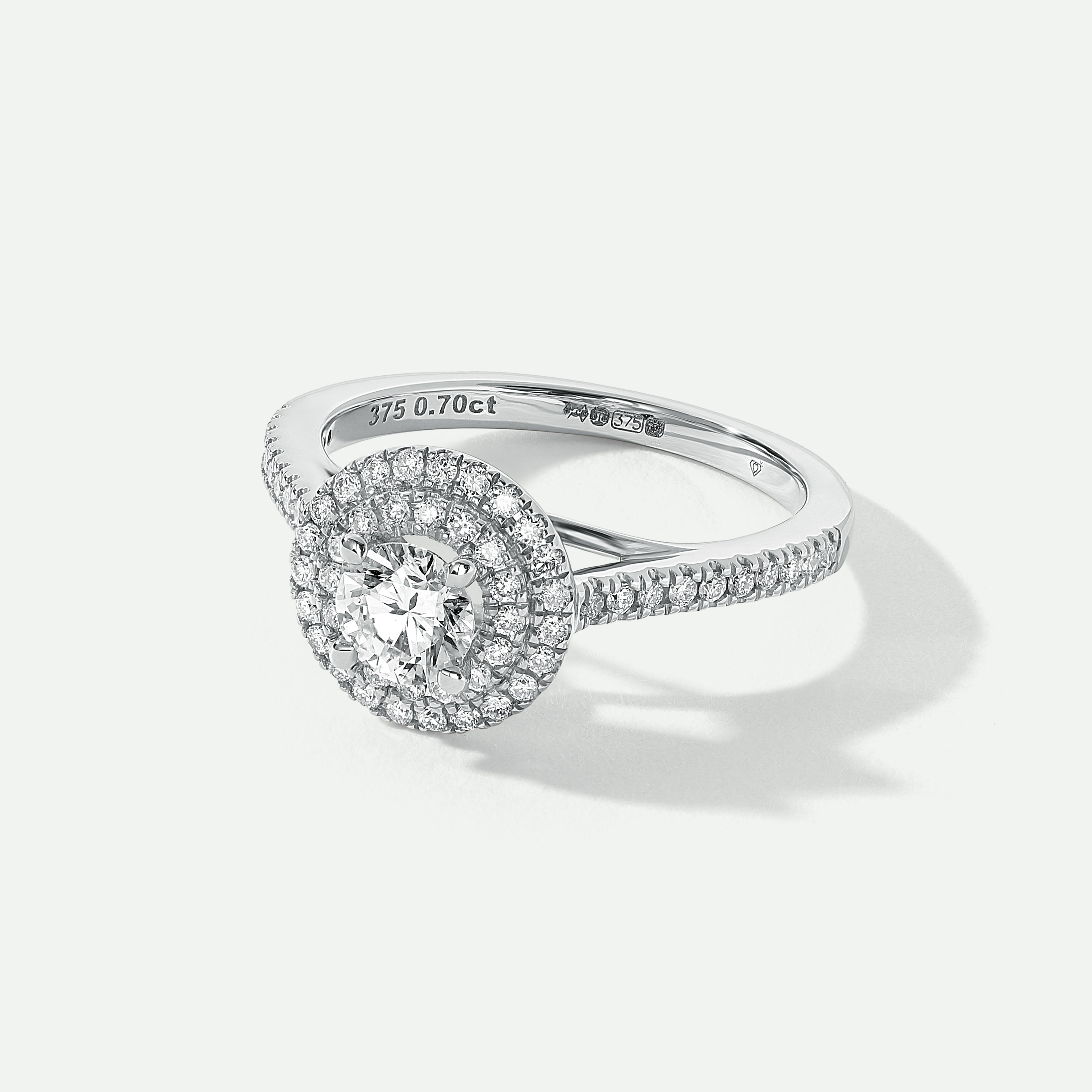 Creative Brilliance | Sienna | 9ct White Gold 0.70ct tw Lab Grown Diamond Ring
