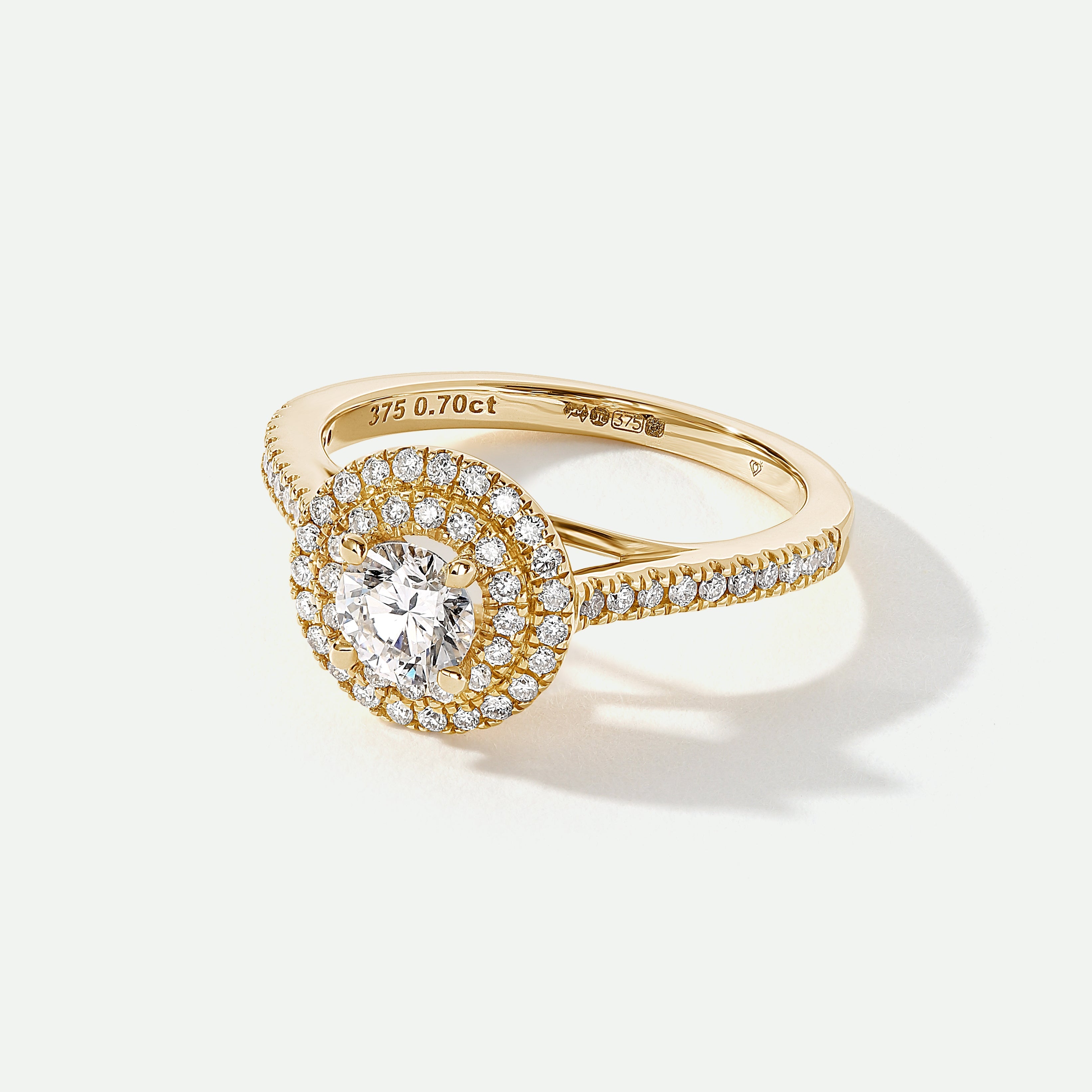 Creative Brilliance | Sienna | 9ct Yellow Gold 0.70ct tw Lab Grown Diamond Ring