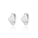 Scream Pretty |  Audrey Huggie clear stones Earrings