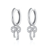 Scream Pretty | Bow Charm  Hoop Earrings