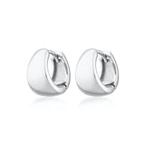 Scream Pretty |  Bermuda Triangle Huggie Sterling Silver Earrings
