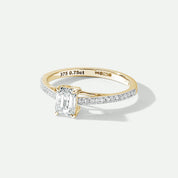 Creative Brilliance | Sophia 9ct Yellow Gold 0.75ct tw Lab Grown Diamond Ring