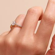 Creative Brilliance | Sophia 9ct Yellow Gold 0.75ct tw Lab Grown Diamond Ring