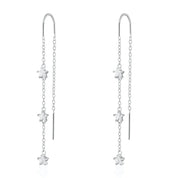 Scream Pretty | Sparkling Star Threader Earrings