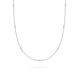 Daisy London |  Treasures Seed Pearl Chain Silver Necklace