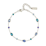 Beatrice Silver Blue Bracelet