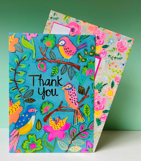 Thank You Greetings Card - Paper Salad