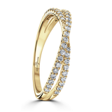 B&N | 9ct Yellow Gold & 0.4ct Lab Grown Diamonds Dress Ring